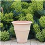 Jardinière en Terre Cuite Artisanale en céramique Palatina | Pot de Fleurs/jardinière | résistant au Gel et aux intempéries | H
