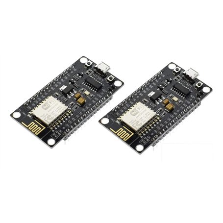 TECNOULAB 2 unités NodeMcu V3 WeMos Module sans Fil WiFi CH340 Carte de développement ESP8266 ESP12E