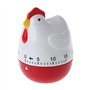 GUMEI Minuteur de cuisine mécanique en forme de poule avec alarme et rappel