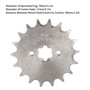 Sprocket Cog, 428 Chaîne 18 Dents Pignon de Chaîne de Remplacement pour Thumpstar Dirt Bike 110cc 125cc 140cc pour PIT PRO Trail