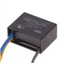 SUCHUANGUANG Condensateur Noir CBB61 1,5 uF + 2,5 uF 3 Fils 250 V 50/60 Hz pour Ventilateur de Plafond