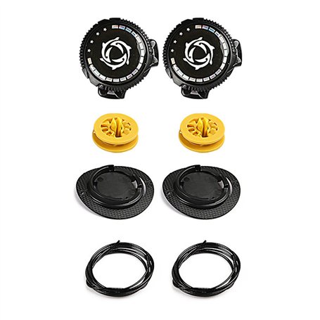 Lacets à Verrouillage Rapide en Fil métallique Rotatif