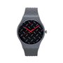 Swatch Hommes Analogique Quartz Montre avec Bracelet en Silicone SUOM102