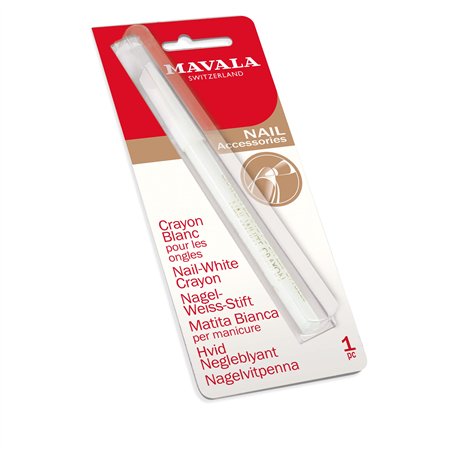 MAVALA - Crayon Blanc pour French Manucure Naturelle - Cosmétique Blanchissant Bord de l'Ongle - Excellente Qualité - Capuchon N