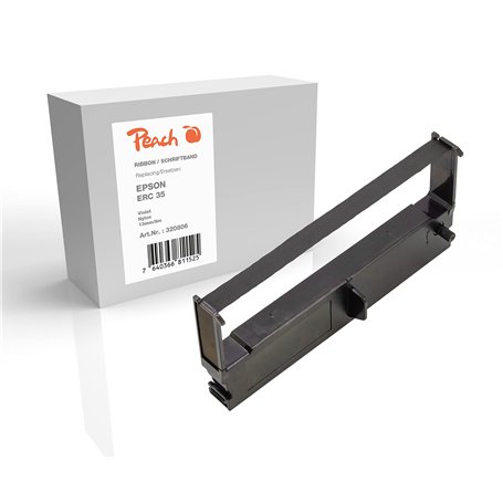 Peach Ruban encreur remplace Epson ERC 35 en nylon Violet 13 mm/8 m