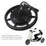 Moteur de moyeu de roue 14 pouces, moteur de moyeu de frein à disque 36V-72V 3500W 120KM/H, moteur de moyeu de scooter électriqu