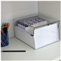 Base en Métal Robuste (Index AZ et un Séparateur Plastique Inclus) (Base Blanc av