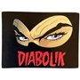 KUSTOM ART Aimant (aimant) Série Bandes dessinées Diabolik Vintage de collection Impression sur bois 10 x 6 cm