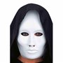 masque neutre blanc en plastique fin