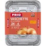 FRIO Cuves en aluminium rectangulaires 24 pièces pour aliments | 4 portions 17