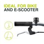 Newrban - Bell with AIRTAG Holder - Sonnette avec logement Airtag (Airtag Non Inclus) - pour Vélo et Trottinette - Compatibilité