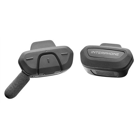 Interphone AERIAL Mono – Intercom vélo Bluetooth pour cyclistes – kit main libre pour communiquer entre cyclistes jusqu'à 300m –