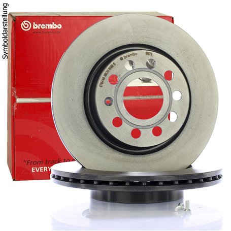 Brembo Max 08.7861.75 - Disque de Frein Arrière - Jeu de 2 disques