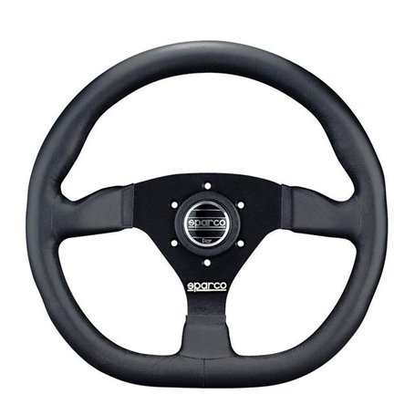 Sparco Volant Universel L360 - Cuir Noir - Diamètre 330mm