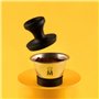 Madama - Capsule rechargeable et réutilisable compatible avec Dolce Gusto. Acier inoxydable et silicone de qualité alimentaire. 