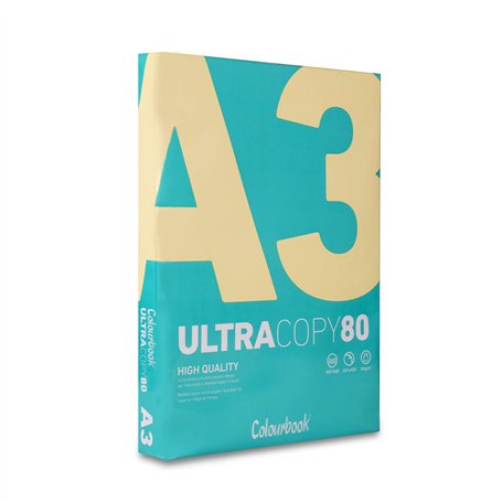 Colourbook UltraCopy80 Papier d'impression multi-usages A3 80 g/m² 1 rampe de 500 feuilles