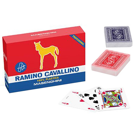 Jeu de cartes professionnel MASENGHINI ramino cavallino VC28
