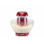 BEPER P101CUD052 Machine a Pop Corn à air Chaud - Machine Pop Corn avec Bol à popcorn Extractible Sans Graisse ni Huile Rouge