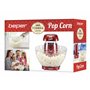BEPER P101CUD052 Machine a Pop Corn à air Chaud - Machine Pop Corn avec Bol à popcorn Extractible Sans Graisse ni Huile Rouge