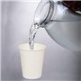 Virsus - Lot de 300 gobelets en carton blanc biodégradable, pour eau, 240 ml