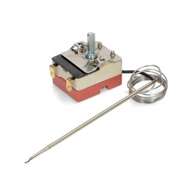 CG94 - Thermostat universel pour four électrique | Régule la température 50°-290° | Sonde 127mm Ø 4mm, 2 contacts, corail, unive CG94 - Thermostat universel pour four électrique | Régule la température 50°-290° | Sonde 127mm Ø 4mm