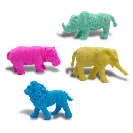 Lot de 4 gommes à effacer pour enfants