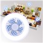 Ventilateur De Plafond Muet Avec Lumière Led, Ventilateurs De Plafond Avec Lampes, Conception De Lampe En Matériau Anti-éblouiss