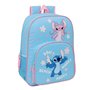 Cartable Lilo & Stitch Happy Bleu ciel 33 x 42 x 14 cm
