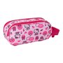 Trousse Fourre-Tout Double Hello Kitty Rose 21 x 8 x 6 cm