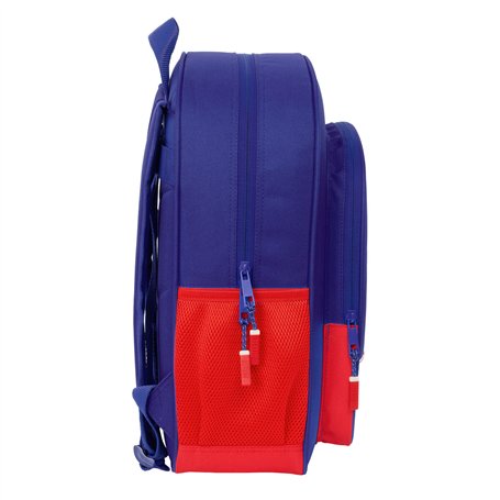 Cartable Atlético Madrid Bleu Blanc Rouge 32 x 38 x 12 cm