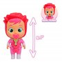 CRY BABIES MAGIC TEARS Happy Flowers - Le vélo chariot de Rose | Playset, poupée exclusive, Rose et 17 accessoires pour faire se