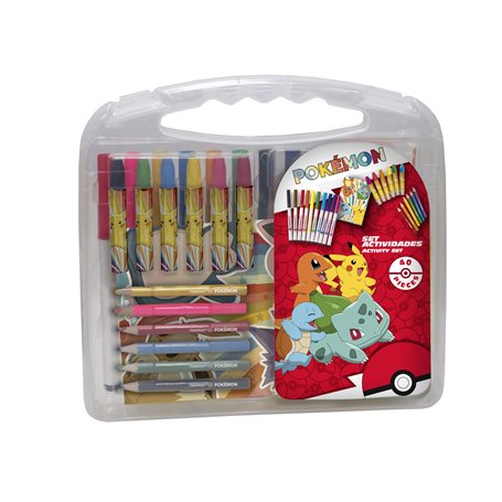 CyP Brands- Pokémon - Mallette de dessin - Set de travaux manuels