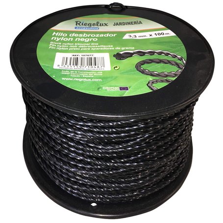 RIEGOLUX 107677 Fil de débroussailleuse en Nylon hélicoïdal