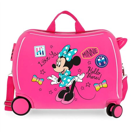 Disney Enjoy Minnie Icon Valise Enfant Rose 50x38x20 cms Rigide ABS Serrure à combinaison 34L 2