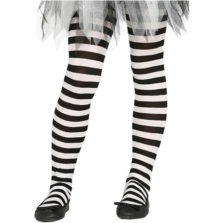 Fartoni Collant Halloween Femme. Collants Noirs À Rayures Blanches Ou Collants. Collants Tayas Pour Costumes D'Halloween. Access