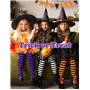 Fartoni Collant Halloween Femme. Collants Noirs À Rayures Blanches Ou Collants. Collants Tayas Pour Costumes D'Halloween. Access