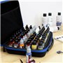 Hartem - Mallette Portable pour Encres à base Alcool et Peintures Acryliques pour le Modélisme et les Miniatures | Organisateur 