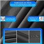 Bache Moto Grand Materiau PEVA 240 x 140 cm Protege du Soleil Pluie poussiere Noir