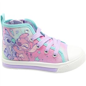 CERDÁ LIFE'S LITTLE MOMENTS Loneta Altas Zapatillas Luces Stitch 2-8 Años Antideslizante Basket