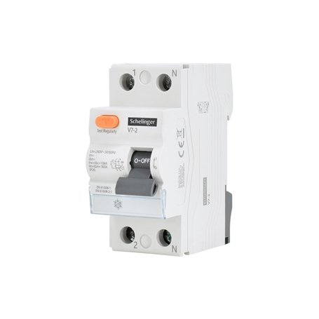 Interrupteur différentiel AC 2 pôles 25 A 100 mA