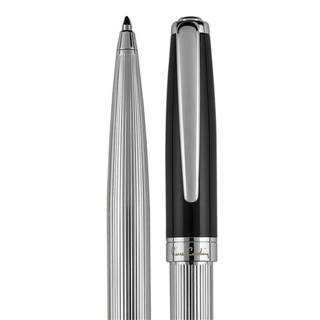Pierre Cardin CHRISTOPHE KS Stylo à bille rotatif en métal de qualité supérieure dans un emballage cadeau Stylo à bille élégant