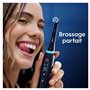 Oral-B Lot De 10 Brossettes De Rechange Ultimate Clean, AUTHENTIQUES, Blanches, Brossage En Profondeur, Elimination De La Plaque