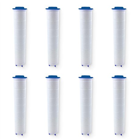 Filtre Pommeau de Douche，8 Pcs Filtre Douche en Coton PP de Douchette Anti-calcaire Amovible pour Douchette (87.5mm)