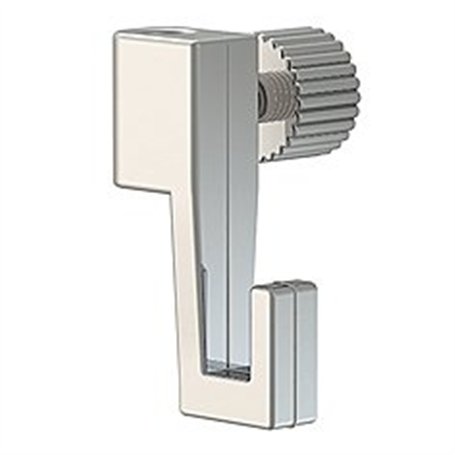 Art & More Lot de 10 crochets réglables pour rails de galerie