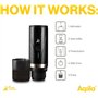 Aqiila Machine à Café Expresso Portable 20 Bars – Auto-Chauffante & Rechargeable USB-C (7500mAh) – Café Moulu & Capsules – Idéal