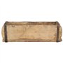 vidaXL Plateau 30x15x9 cm en Bois Massif recyclé