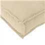 vidaXL Galette de Chaise Extérieur/Intérieur Beige Rectangulaire 180cm Lounge Patio Balcon Canapé Polyester Résistant aux UV
