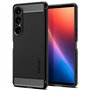 Spigen Rugged Armor Coque Compatible avec Sony Xperia 1 VII [Souple] - Noir Mat
