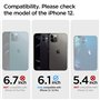 Spigen Rugged Armor Coque pour iPhone 12 et iPhone 12 Pro - Noir Mat