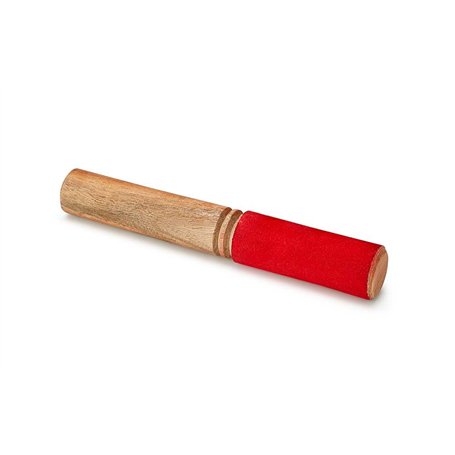Maillet en bois pour bol chantant - Tige en bois robuste avec revêtement en cuir pour une meilleure expérience sonore et de médi